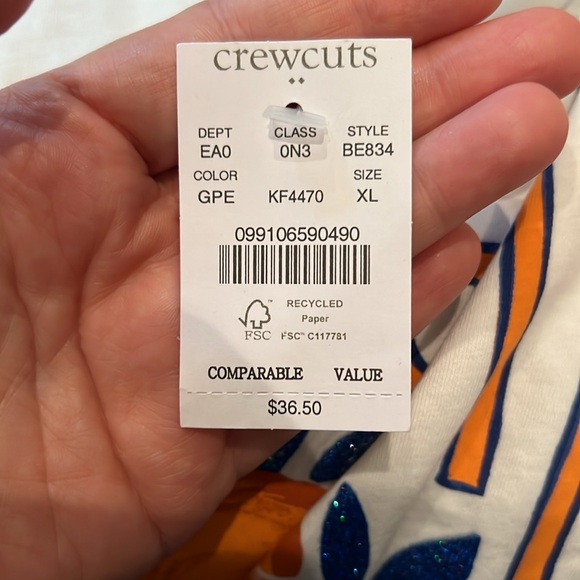 Girls CrewCuts t-shirt, size XL (12-14) - Picture 2 of 2